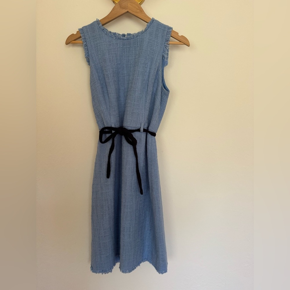J. Crew - Tweed Light Blue Dress - Size 8P